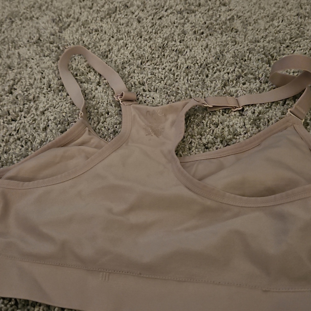 Seamless Wireless Bralette - Nude and Taupe - Picture 2 of 5